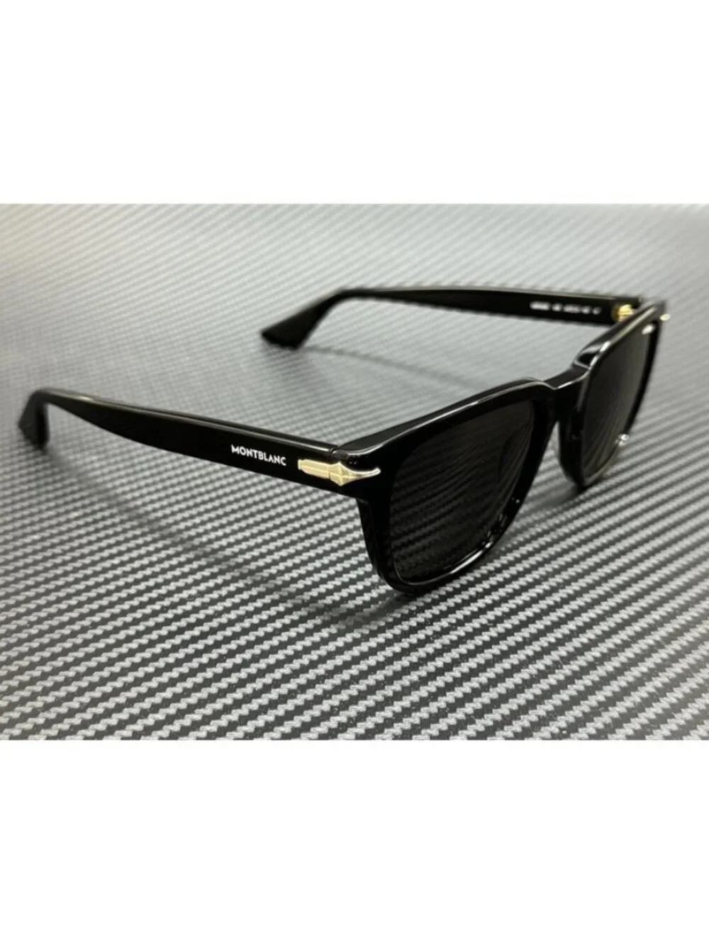 New Mont Blanc Men Black Sunglasses 53-21-150